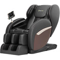 Zero Gravity Shiatsu Massage Chair – Heat & Bluetooth, Brown