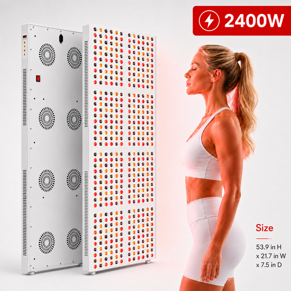Full Body Red and Near-Infrared Light Therapy Panel, 2400W
