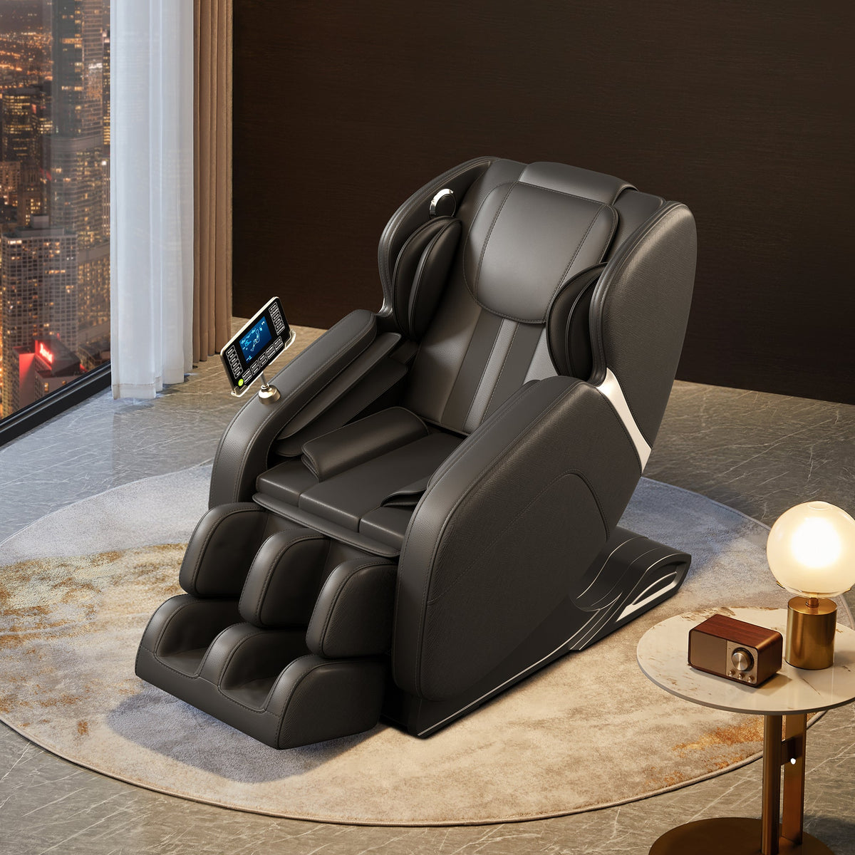Full-Body Massage Chair with Zero Gravity, Foot Massage and Touchscreen
