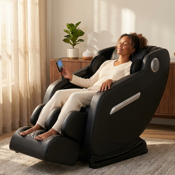Zero Gravity Massage Chair Built for Full Body Relief, Air Compression, Heat Therapy, Extendable Footrest