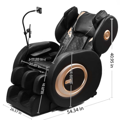 Massage Chair Recliner with Zero Gravity, Black