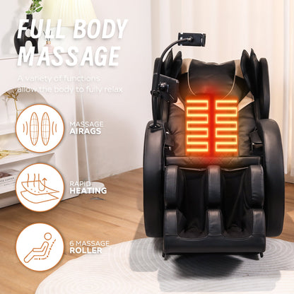 Massage Chair Recliner with Zero Gravity, Black