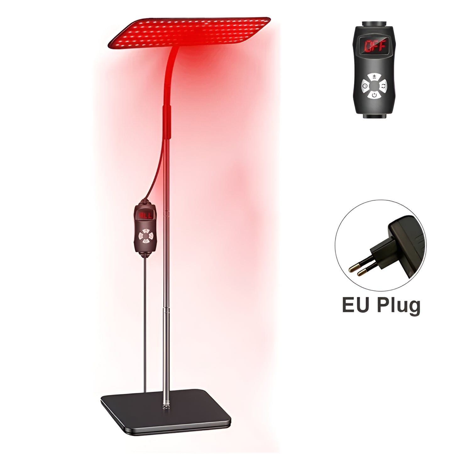660Nm 850Nm LED Red Light Therapy Panel with Stand near Infrared Therapy Lamp Devices for Body Muscle Relax and Skin Care — product view 4