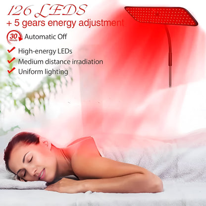 660Nm 850Nm LED Red Light Therapy Panel with Stand near Infrared Therapy Lamp Devices for Body Muscle Relax and Skin Care — product view 9