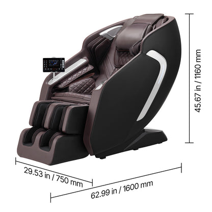 Uimoso Massage Chair Full Body 4D Massage Recliner with Sl-Track & Yoga Stretch