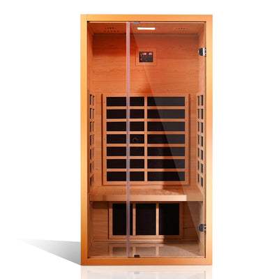 1-Person Extendable Far Infrared Sauna – Hemlock Wood