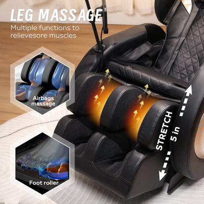 Massage Chair Recliner with Zero Gravity, Black