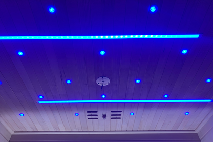 Two-Person Full-Spectrum Infrared Sauna with Red Light