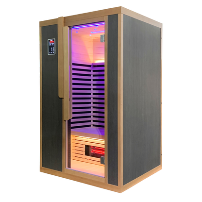 Two-Person Full-Spectrum Infrared Sauna with Red Light