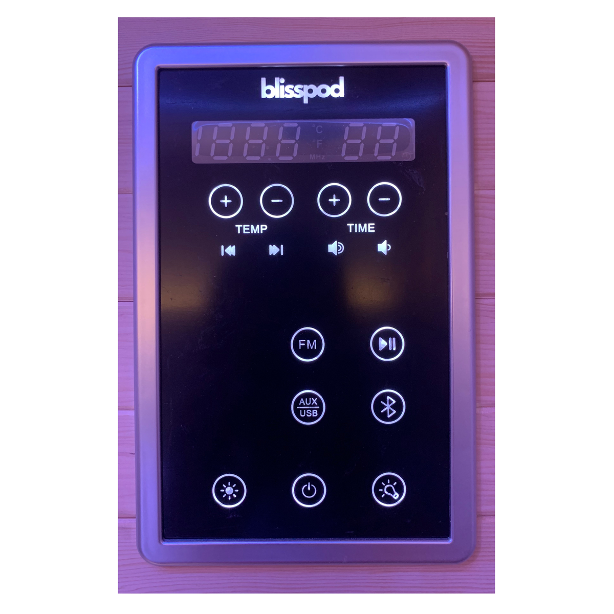 Two-Person Full-Spectrum Infrared Sauna with Red Light