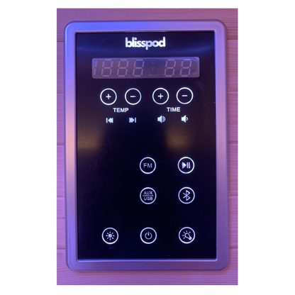 Two-Person Full-Spectrum Infrared Sauna with Red Light