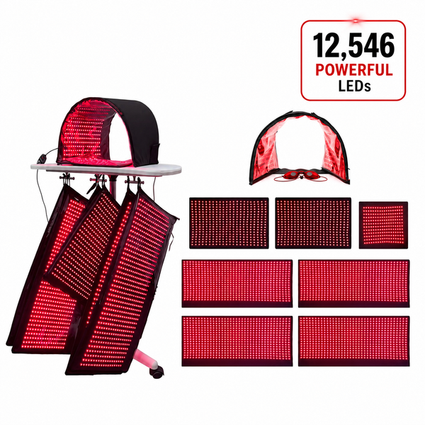 Full Body Red Light Therapy System with Pads and Face Dome