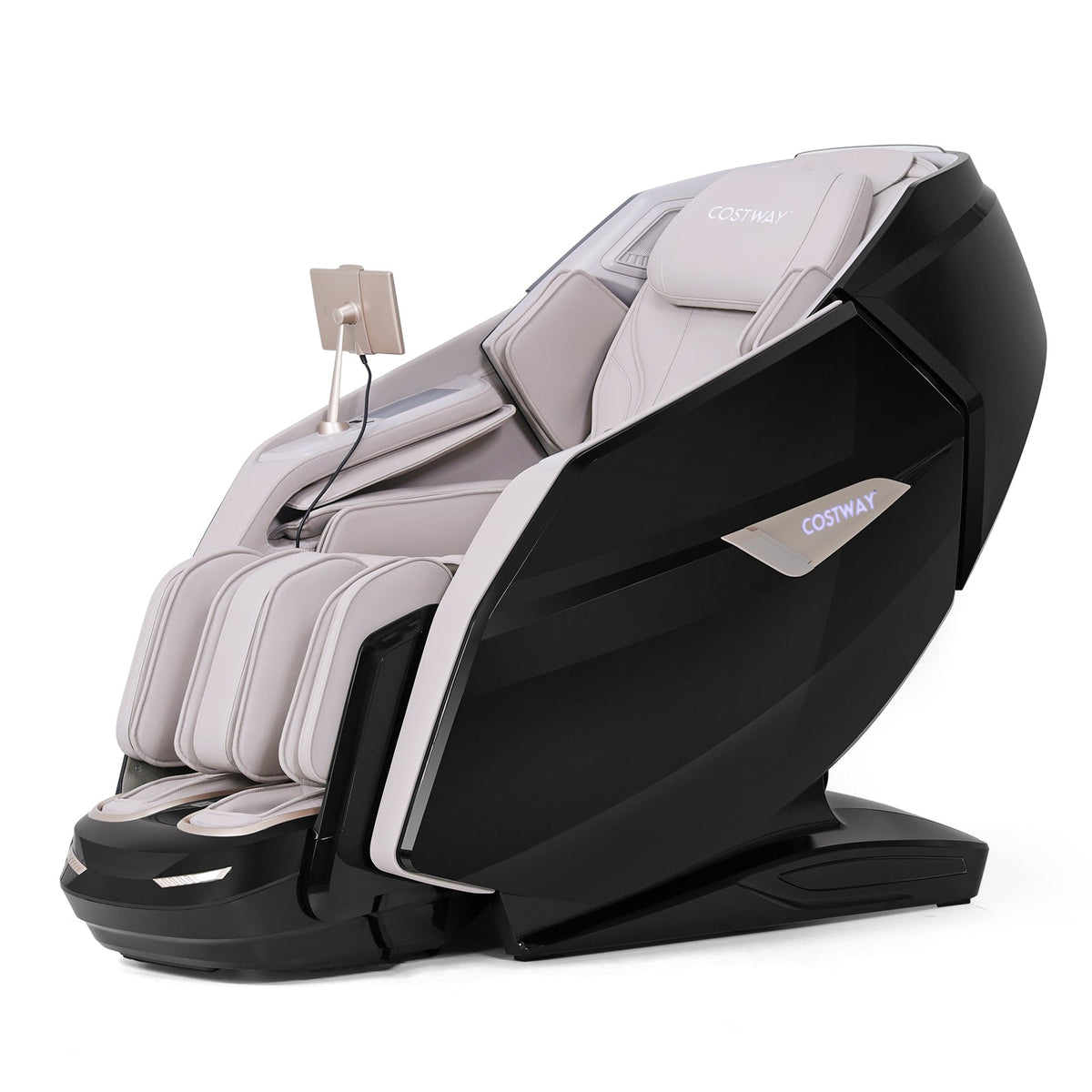 4D Zero-Gravity Massage Chair with Dual Rollers and Flexible Track
