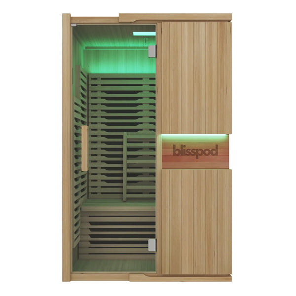 2-Person Full Spectrum Infrared Sauna, Hemlock Wood