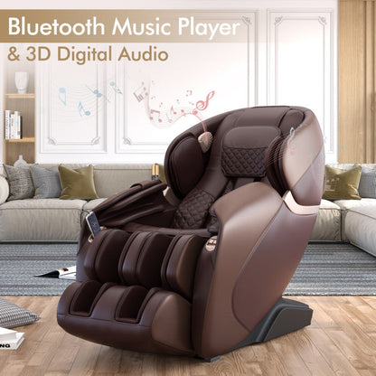 Full Body Massage Chair with Zero Gravity and 53-Inch SL Track