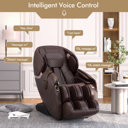 Full Body Massage Chair with Zero Gravity and 53-Inch SL Track