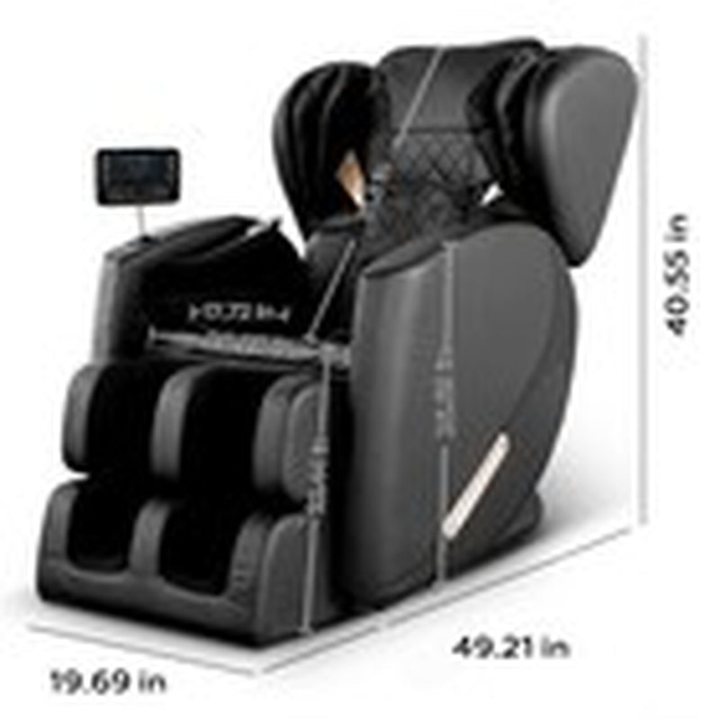 Full Body Massage Chair L Track Zero Gravity Shiatsu Massage Recliner W/5 Modes