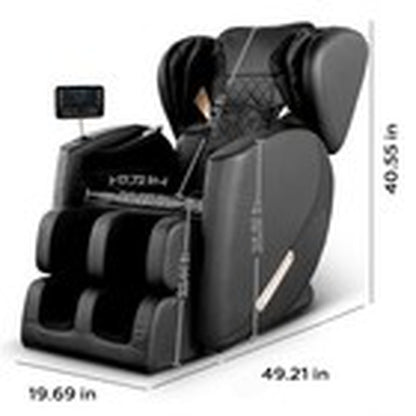 Full Body Massage Chair L Track Zero Gravity Shiatsu Massage Recliner W/5 Modes