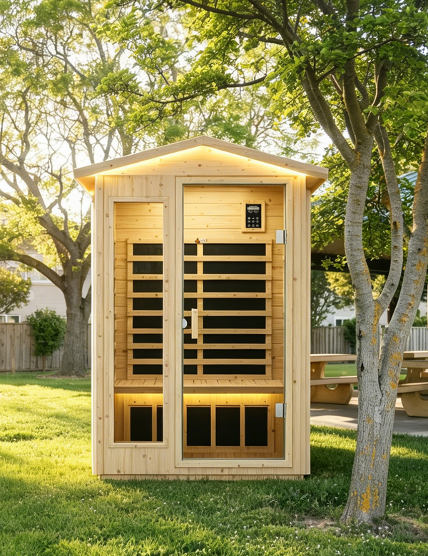 Far Infrared Sauna Room with Touchscreen and App Control