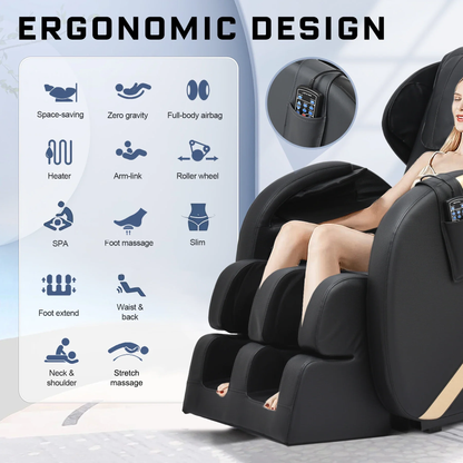 Full Body Massage Chair – Zero Gravity & Heat Therapy
