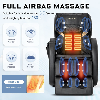 Full Body Massage Chair – Zero Gravity & Heat Therapy