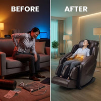 L-Track Full Body Massage Chair – Zero Gravity & Heat